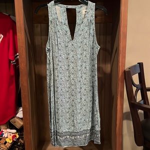 NWOT medium blue shift dress